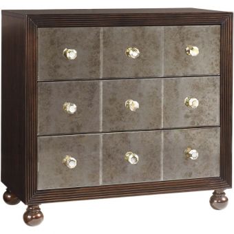 Tommy Bahama Home Royal Kahala Starlight Mirrored Nightstand