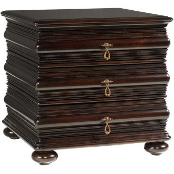 Tommy Bahama Home Royal Kahala Black Sands Lamp Table