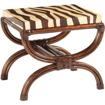 Tommy Bahama Home Royal Kahala Striped Delight Accent Table