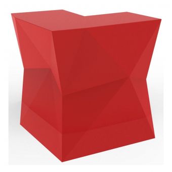 Vondom Faz Basic Corner Bar Counter in Red