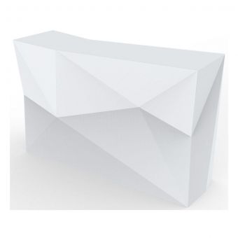 Vondom Faz Basic Double Bar Counter in White