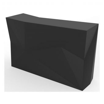 Vondom Faz Basic Double Bar Counter in Black