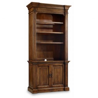 Hooker Furniture Archivist Bookcase in Dark Wood