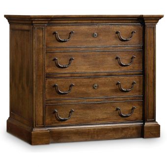 Hooker Furniture Archivist Lateral File in Dark Wood