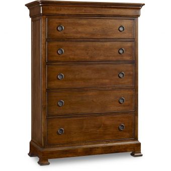 Hooker Furniture Archivist Six Drawer Chest in Dark Wood
