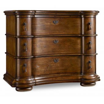 Hooker Furniture Archivist Bachelors Chest in Dark Wood