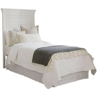 Tommy Bahama Home Ocean Breeze Royal Palm Louvered Headboard - Twin
