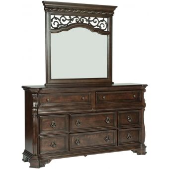 Liberty Furniture Arbor Place Dresser & Mirror (575-BR-DM)