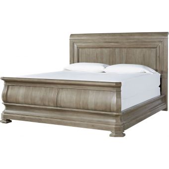 Universal Furniture Reprise Sleigh Bed in Driftwood, King