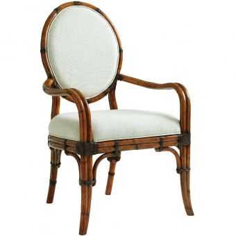 Tommy Bahama Home Bali Hai Gulfstream Oval Back Arm Chair (Promo)