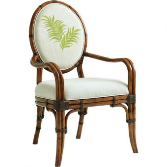 Tommy Bahama Home Bali Hai Gulfstream Oval Back Arm Chair (Promo)