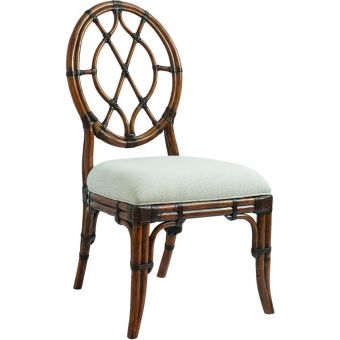 Tommy Bahama Home Bali Hai Cedar Key Oval Back Side Chair (Promo)