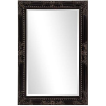 Howard Elliot Queen Ann Mirror in Black