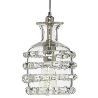Jamie Young Co Ribbon Pendant, Small - Clear