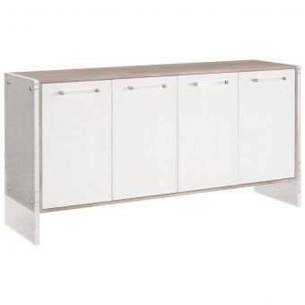 Essentials For Living Traditions Lorin Shagreen Media Sideboard