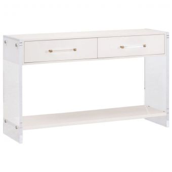 Essentials For Living Traditions Sonia Shagreen Console Table