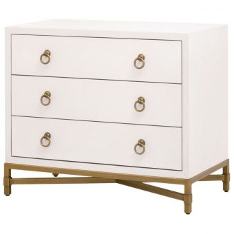 Essentials For Living Traditions Strand Shagreen 3-Drawer Nightstand
