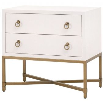Essentials For Living Traditions Strand Shagreen 2-Drawer Nightstand