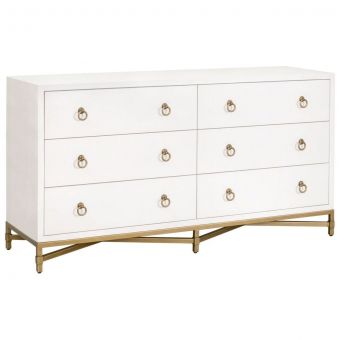 Essentials For Living Traditions Strand Shagreen 6-Drawer Double Dresser
