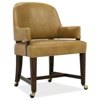 Hooker Furniture Archives Game Chair in Classic Walnut