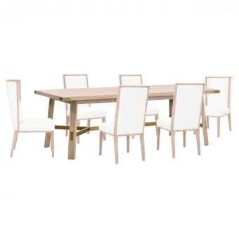 Essentials For Living Traditions Klein Dining Set in Light Honey Oak