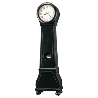 Howard Miller 615005 Nashua Floor Clock - Worn Black