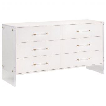 Essentials For Living Traditions Sonia Shagreen 6-Drawer Double Dresser