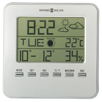 Howard Miller 645693 Weather View Tabletop Clock