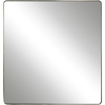 Universal Furniture Modern Accent Mirror in Brushed Brass #04M