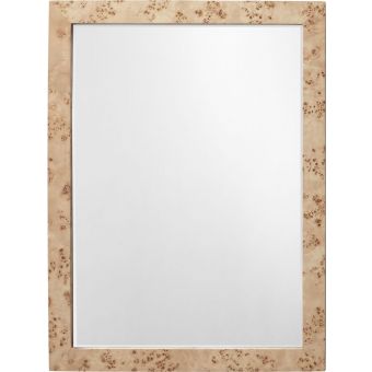 Jamie Young Co Chandler Rectangle Mirror - Natural Burl Wood