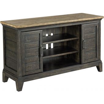 Kincaid Furniture Plank Road 54" Arden Entertainment Console in Charcoal