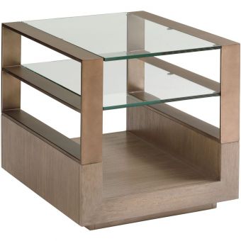 Lexington Shadow Play Center Stage Rectangular Lamp Table