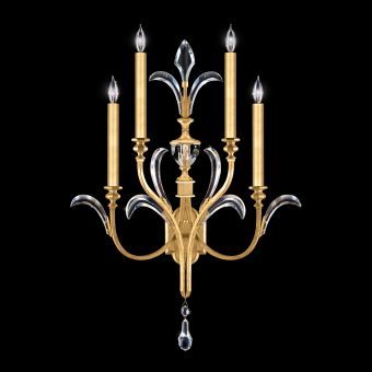 Fine Art Beveled Arcs 36" Sconce in Gold Leaf - 738650-3