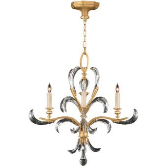 Fine Art Lamps Beveled Arcs Gold Chandelier - 760840ST
