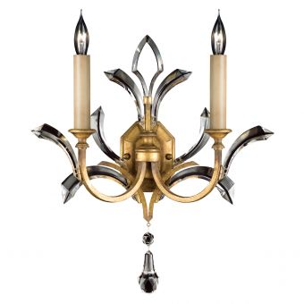 Fine Art Lamps Beveled Arcs Gold Sconce - 761350ST