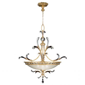 Fine Art Lamps Beveled Arcs Gold Pendant - 761740ST