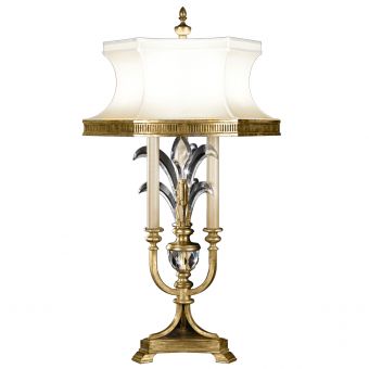 Fine Art Lamps Beveled Arcs Gold Table Lamp - 769410ST