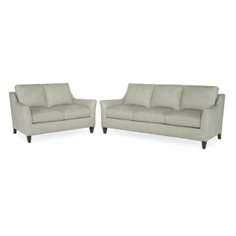 Bradington Young Plaza Midwood Marleigh Stationary Sofa Set 8-Way Tie #922000-90 (Grade L1)