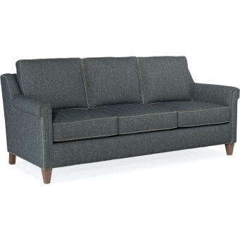 Bradington Young Plaza Midwood Madison Stationary Small Sofa 8-Way Tie #612200-45 (Grade 1)