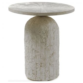 Oggetti Large Acadia Occasional Table, White