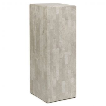 Oggetti Museo Small Pedestal, Wood Stone
