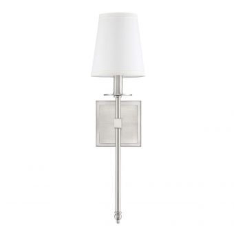 Savoy House Monroe 20" 1-Light Wall Sconce in Satin Nickel