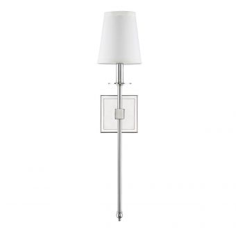 Savoy House Monroe 24" 1-Light Wall Sconce in Polished Nickel