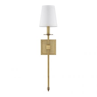 Savoy House Monroe 24" 1-Light Wall Sconce in Warm Brass