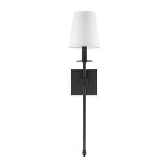 Savoy House Monroe 24" 1-Light Wall Sconce in Matte Black