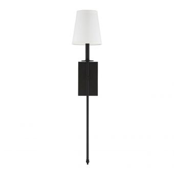Savoy House Monroe 33.5" 1-Light Wall Sconce in Matte Black