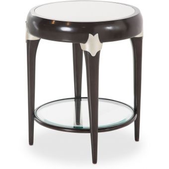 AICO Michael Amini Paris Chic Round Accent Table