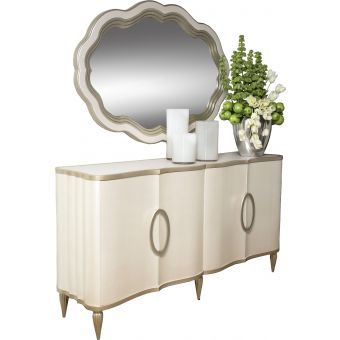 AICO Michael Amini London Place Sideboard with Wall Mirror