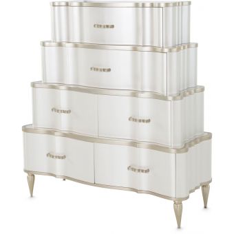 AICO Michael Amini London Place Tiered 6-Drawer Chest