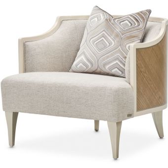 AICO Michael Amini Camden Court Accent Chair-Flax Pearl